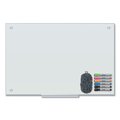 U Brands Magnetic Glass Dry Erase Board Value Pack, 36 x 24, White 3970U00-01